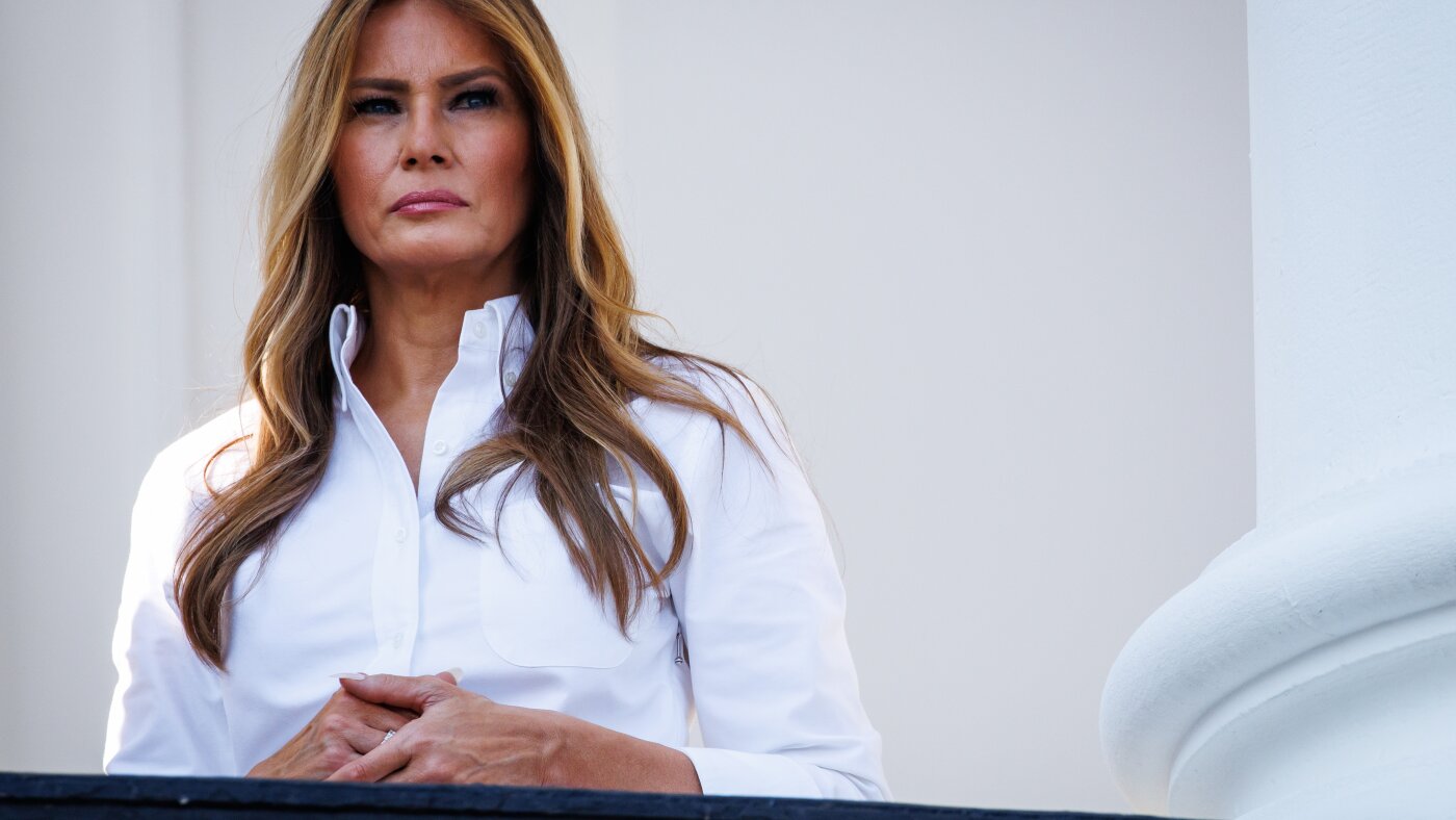 Melania Trump denies knowing Epstein in rare public statement : NPR