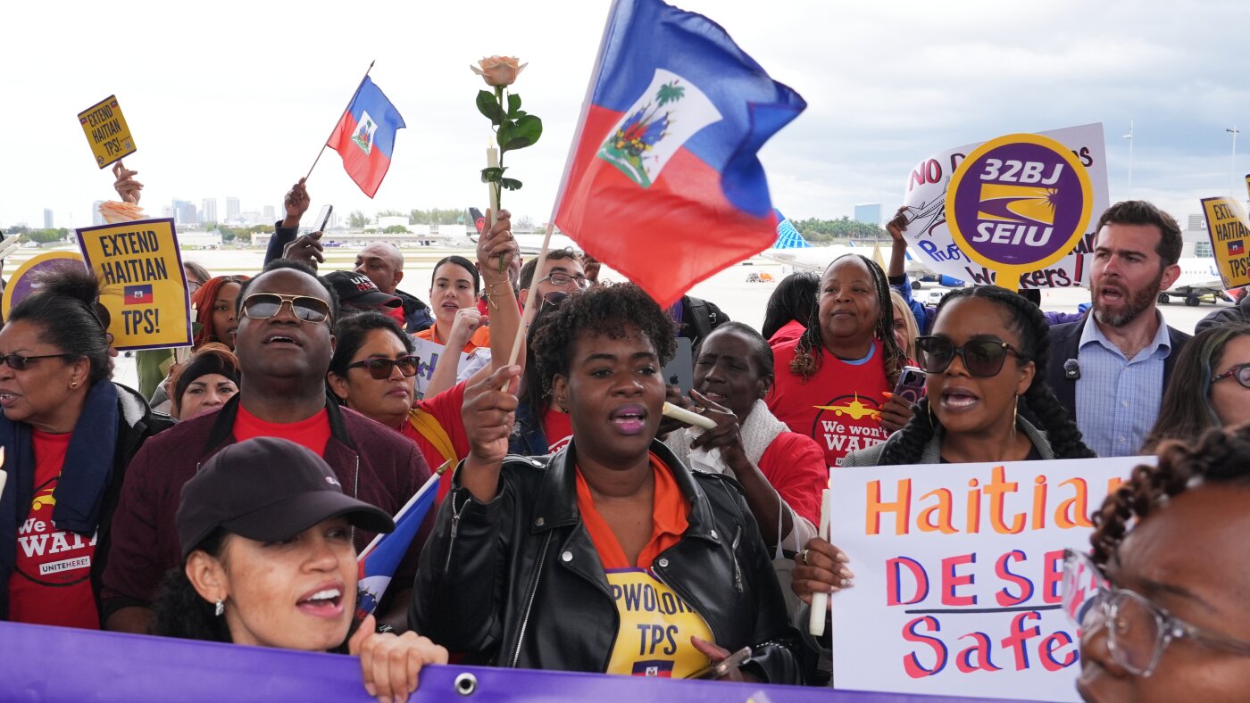 House passes bill extending protections for Haitians in U.S. : NPR